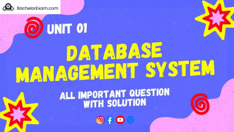 (Aktu Btech) Database Management System Important Unit-1 Introduction