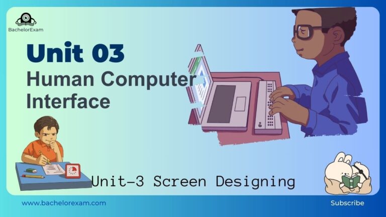 (Aktu Btech) Human Computer Interface Important Unit-3 Screen Designing