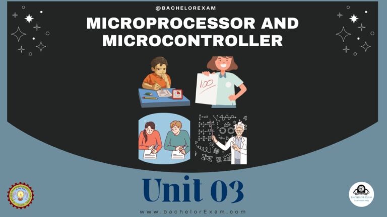(Aktu Btech) Microprocessor and Microcontroller Important Unit-3 16-bit Microprocessor