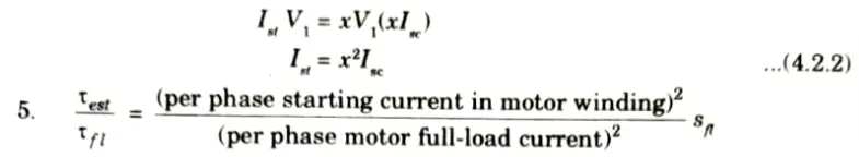 Discuss auto-tran sformer starting method of 3ɸ induction motor. Aktu
