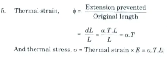 What do you understand by thermal stresses ? Explain. Btech