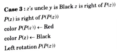 Define a red-black tree with its properties. Explain the insertion operation in a red-black tree. Btech