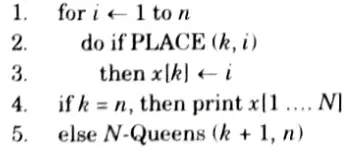 Write pseudocode for 8-Queens problem. Aktu Btech