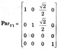 Find the transformation for (a) cavalier with 𝛳 = 45° and (b) cabinet projection with 𝛳 = 30°. Computer Graphics