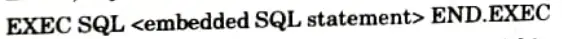 Explain embedded SQL and dynamic SQL in detail. 