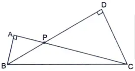 Two right triangles ABC and DBC are drawn on the same hypotenuse BC and on the same side of BC. 